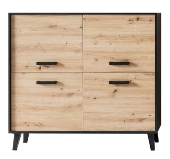 Artona Oak 4 Door Sideboard