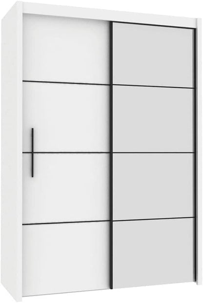 Inova White Matt 2 Door Sliding Wardrobe