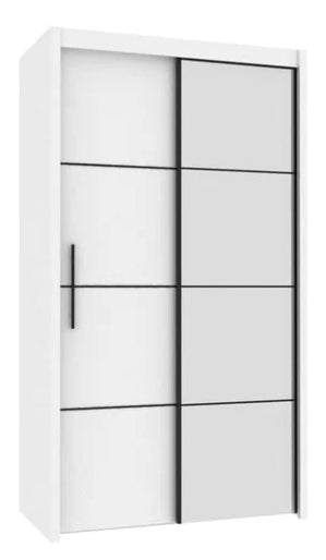 Inova White Matt Sliding Door Wardrobe