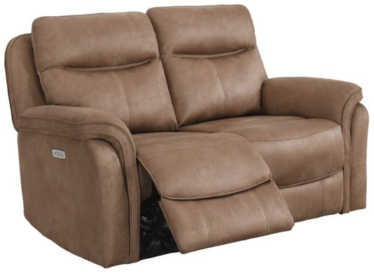 Claremont Sahara 2 Seater Recliner Sofa, Velvet Fabric Upholstered