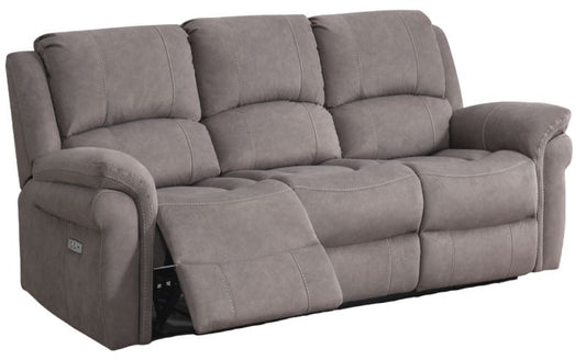 Wentworth Clay 3 Seater Recliner Sofa, Velvet Fabric Upholstered