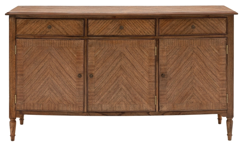 Highgrove Mindy Wood 170cm Large Sideboard - 3 Doors