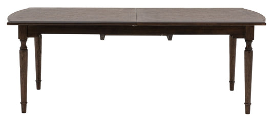 Madison Dark Coffee Wooden Extending Dining Table - 215cm-260cm