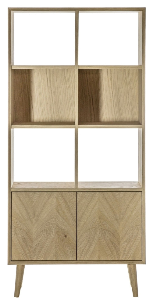 Milano Oak 2 Door Open Display