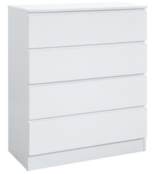 Oslo White 4 Drawer Chest