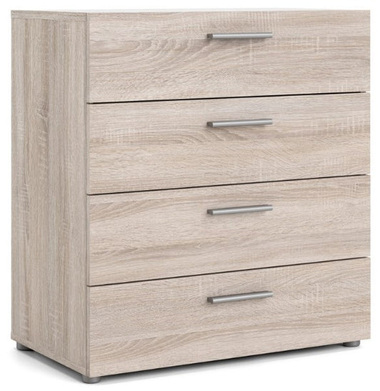 Pepe Chest of 4 Drawer in Truffle Oak