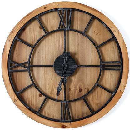 Williston Large Wooden Wall Clock - 90cm x 90cm