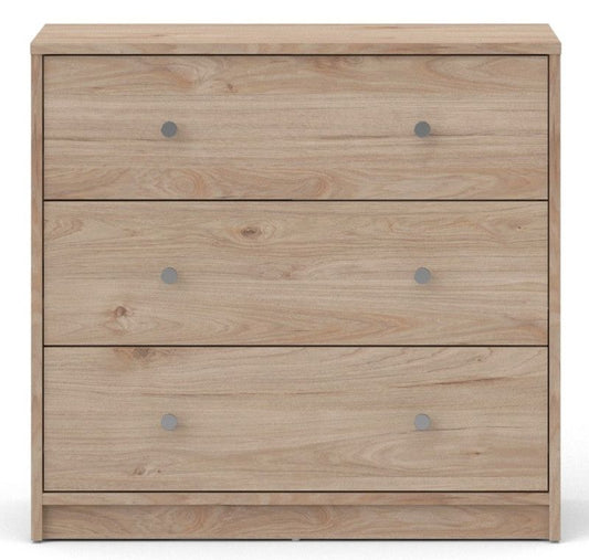 May Jackson Hickory Oak Chest of 3 Drawer