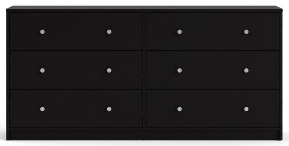 May Chest of 6 Drawer in Black