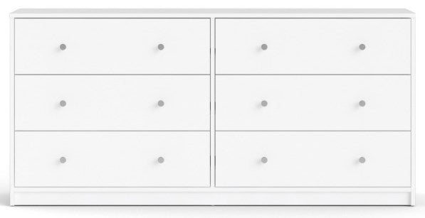 May Chest of 6 Drawer in White