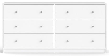 May Chest of 6 Drawer in White