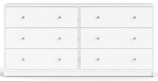 May Chest of 6 Drawer in White