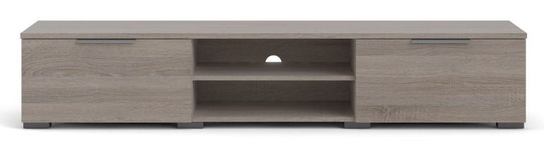 Match TV Unit 2 Drawer 2 Shelf in Truffle Oak