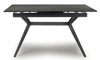 Timor Black Sintered Stone 180cm Extending Dining Table