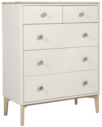 Vida Living Marlow Cashmere Oak 2 Over 3 Drawer Chest