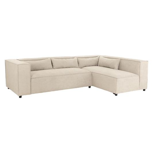 Becca Beige Corner Sofa: Stylish Comfort for Any Space