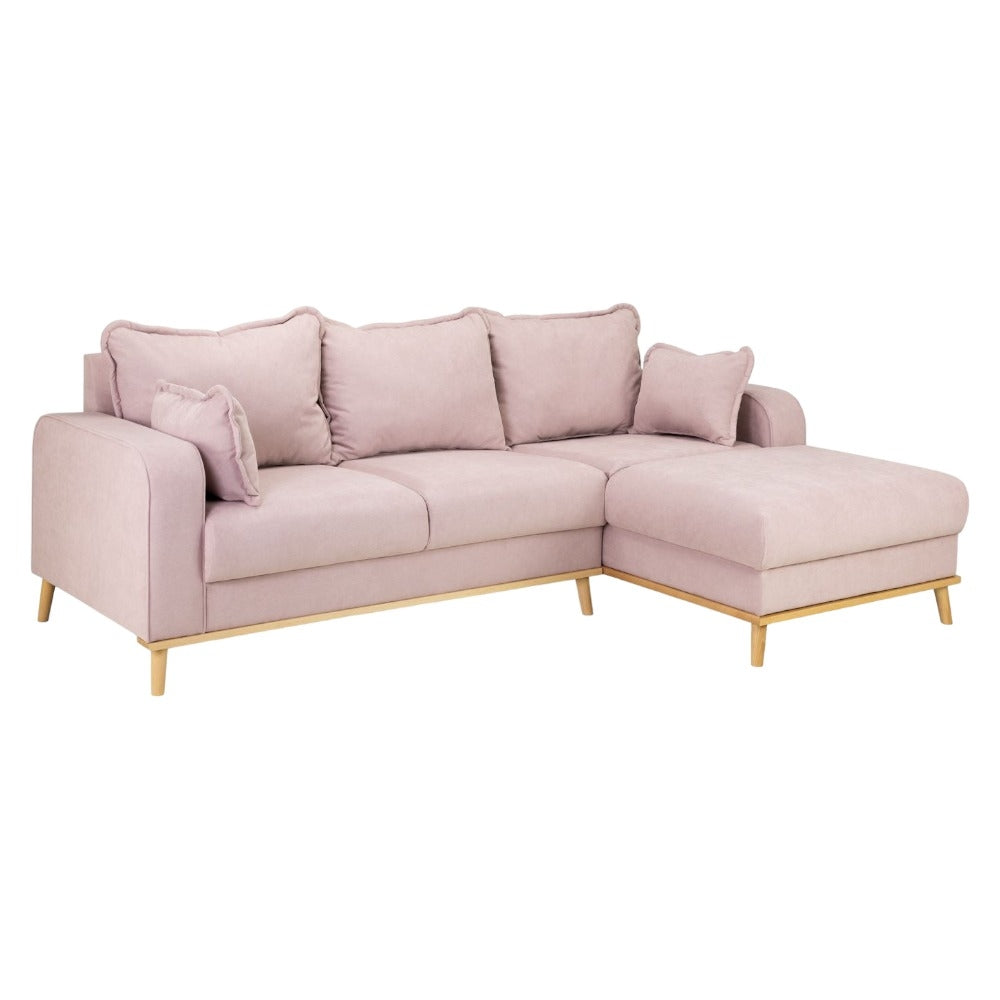 Briar Pink Right Hand Facing Corner Sofa