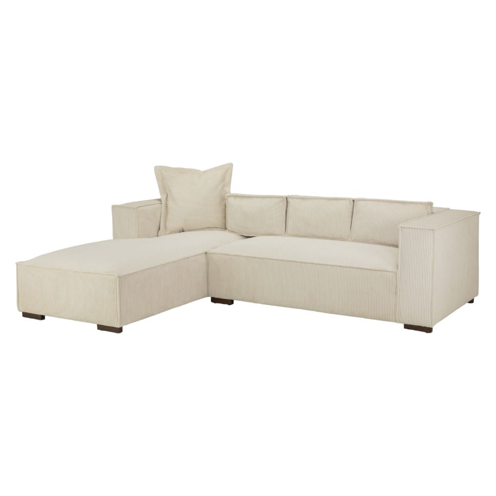 Chloe Natural Left Hand Facing Corner Sofa