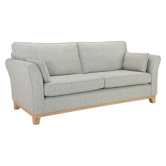 Delta Grey Fabric 4 Seater Sofa