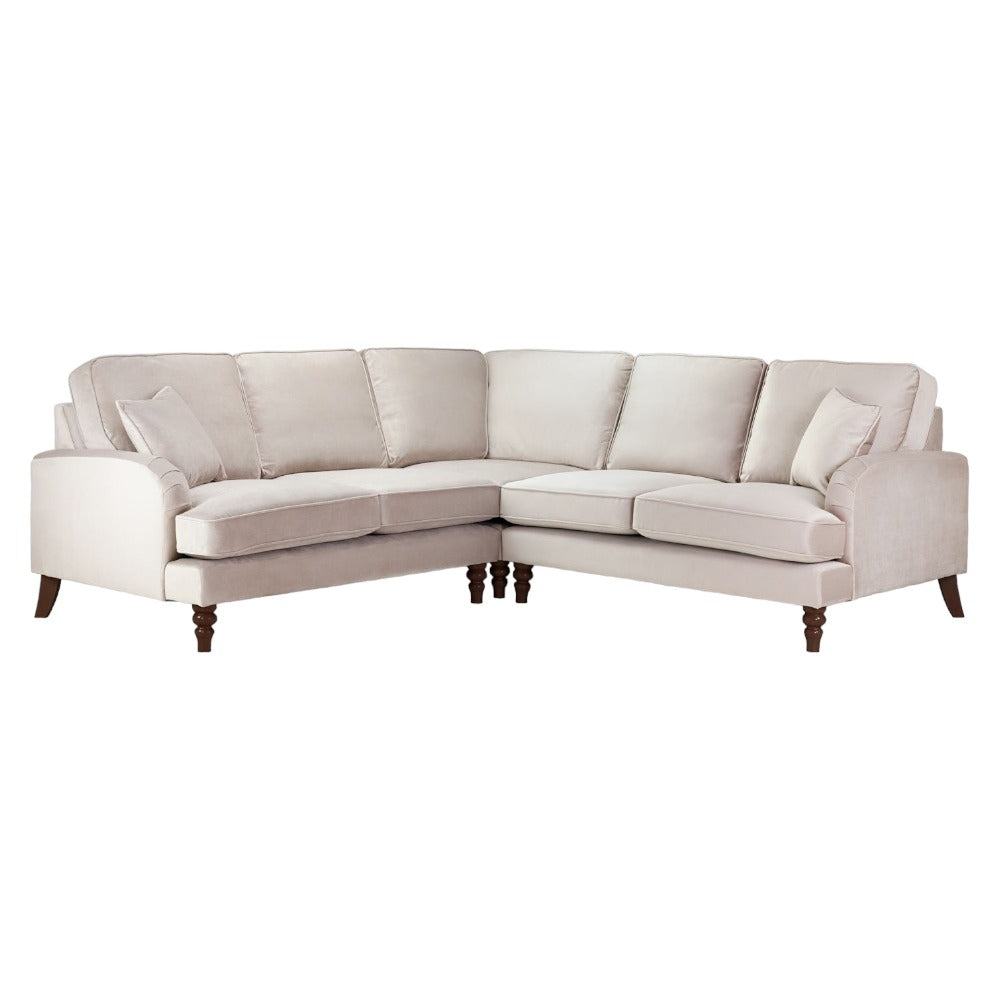 Elegant Beige Large Corner Sofa - Ultimate Comfort & Style