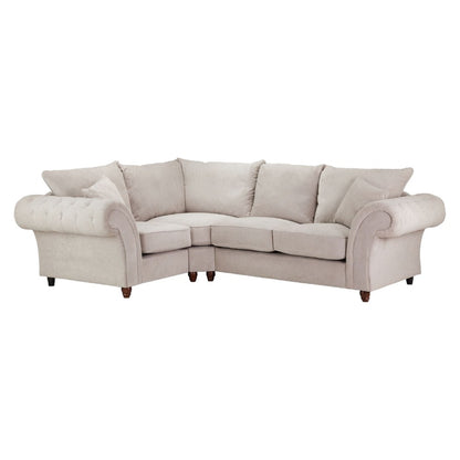 Windsor Fullback Stone Left Hand Facing Corner Sofa