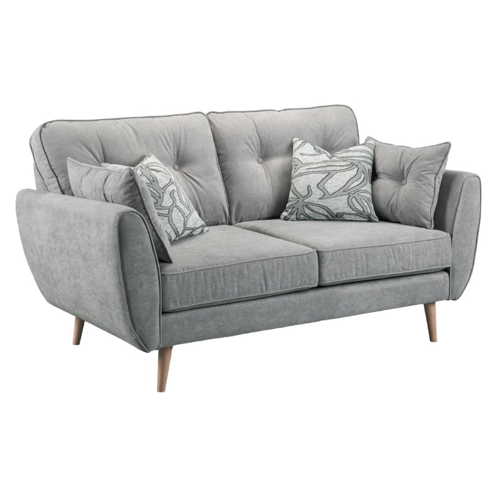 Zinc Grey 2 Seater Sofa