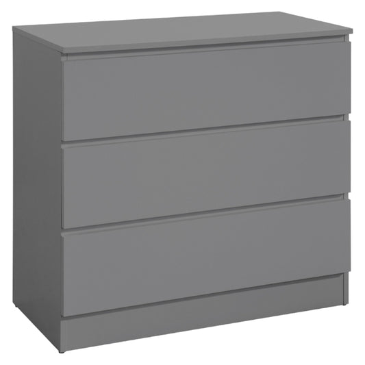 Oslo Grey 3 Drawer Small Chest