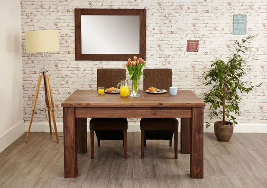 Mayan Walnut 6 Seater Extending Dining Table