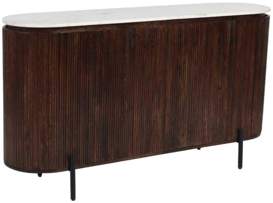 Opal Brown 4 Door Sideboard