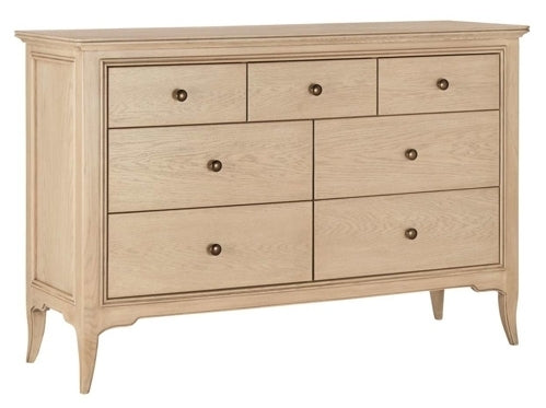 Willis and Gambier Toulon Oak 3+4 Drawer Wide Chest