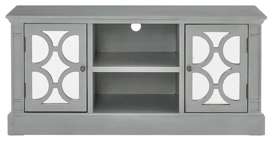 Blakely Grey Mirrored 2 Door TV Unit