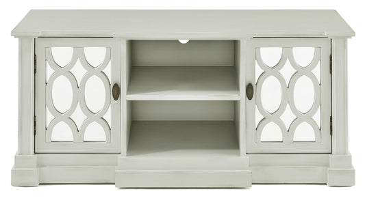 Modena Grey Mirrored 2 Door TV Unit