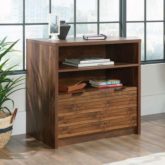 Teknik Hampstead Park Walnut Lateral Filing Cabinet