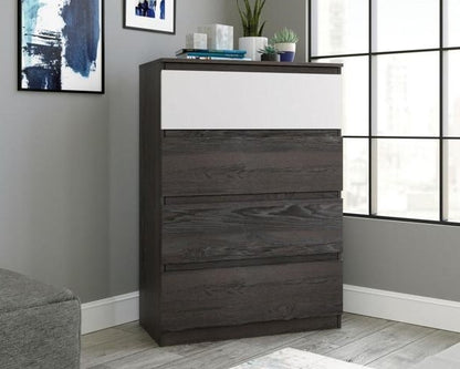 Teknik Hudson Charcoal Ash 4 Drawer Chest