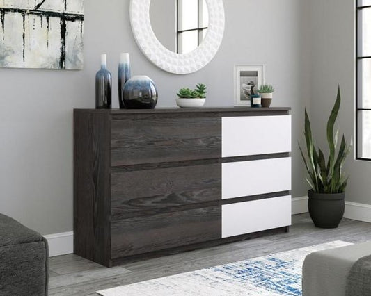 Teknik Hudson Charcoal Ash 6 Drawer Chest