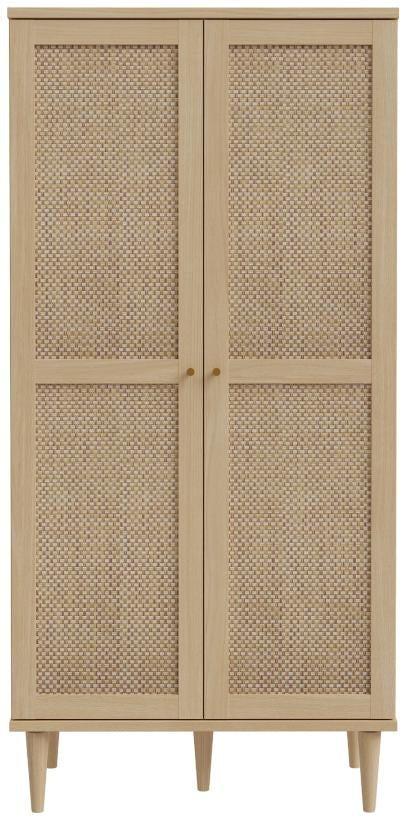 Calasetta Rattan 2 Door Display Cabinet