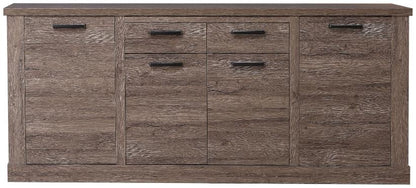 Corona Tabak Oak 4 Door 2 Drawer Sideboard