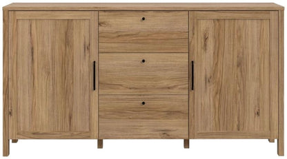 Malte Brun Waterford Oak 3 Drawer 2 Door Sideboard