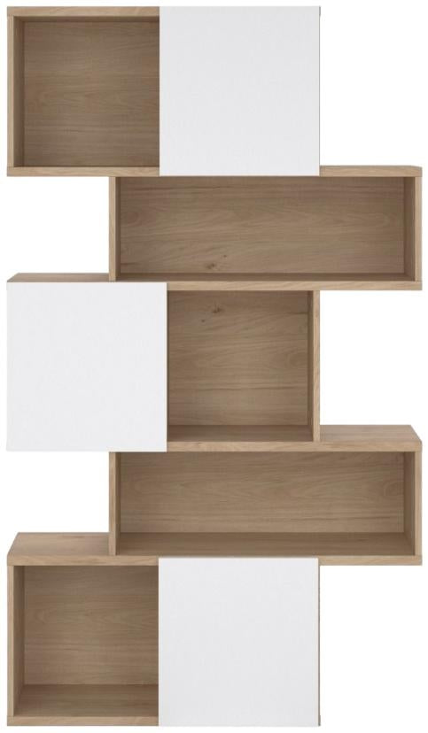 Maze 3 Door Asymmetrical Bookcase