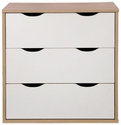 Alton White 3 Drawer Chest