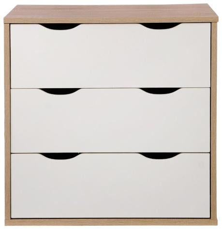 Alton White 3 Drawer Chest