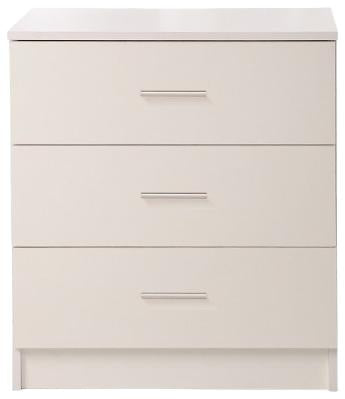 Rio Costa White 3 Drawer Chest