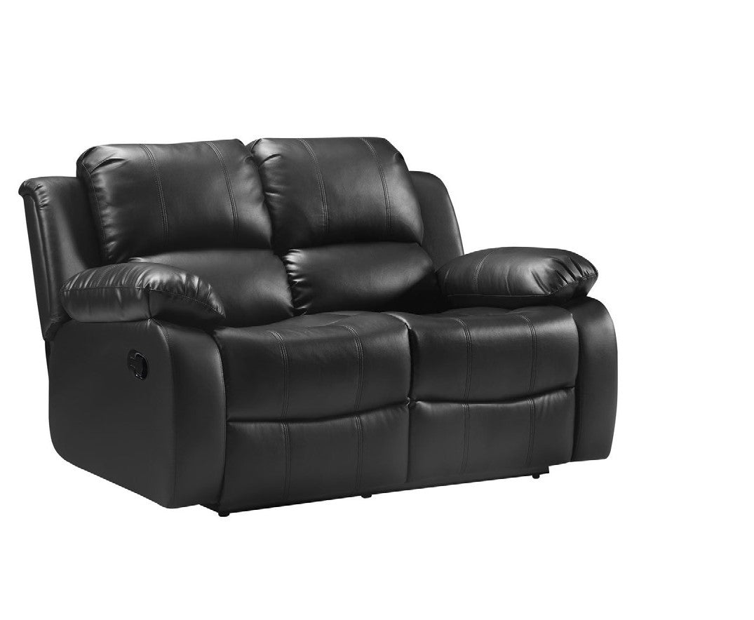 Valencia Genuine Leather Top Grain 2 Seater Recliner Sofa