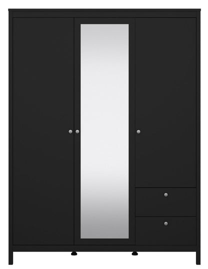 Madrid 2 Door 1 Mirror Door 2 Drawer Wardrobe