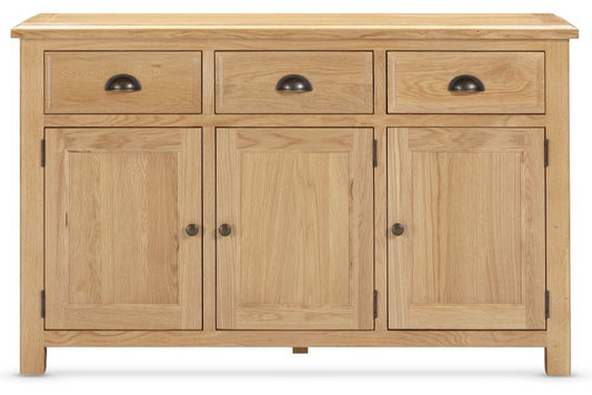 Lugano Oak 3 Door Sideboard