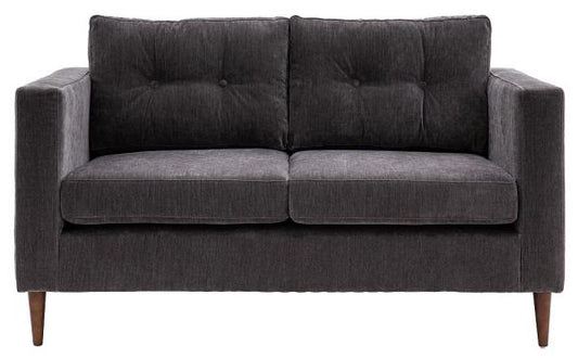 Whitwell 2 Seater Charcoal Fabric Sofa