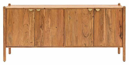 Cannes Acacia Wood 175cm Large Sideboard - 4 Doors