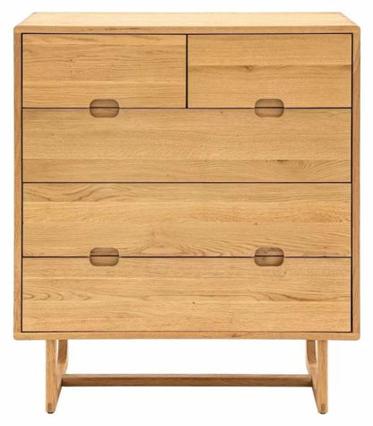 Craft Natural 5 Drawer Chest