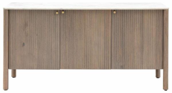 Marmo White Marble Top Medium Sideboard - 3 Doors