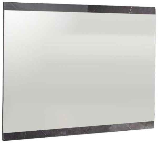 Cristal Grey Italian Rectangular Wall Mirror - 110cm x 90cm